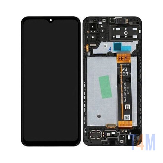 Touch+Display con Frame Samsung Galaxy M13 4G 2022/SM-M135 6,5" Service Pack Negro